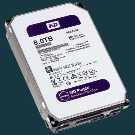 Western Digital Purple Güvenlik Kamerası Harddiski